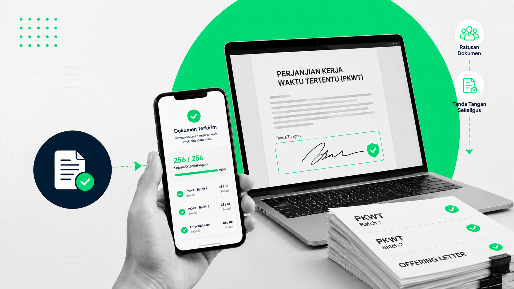 Pengertian PKWT dan Offering Letter serta Cara Tanda Tangan Ratusan Sekaligus