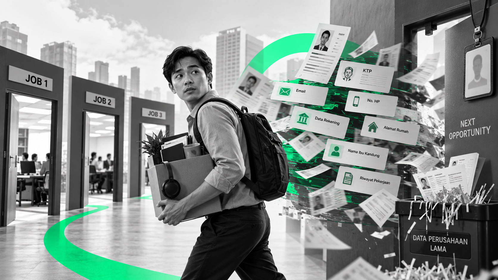 Apa itu Job Hopping dan Risikonya pada Data Pribadi yang Jarang Disadari