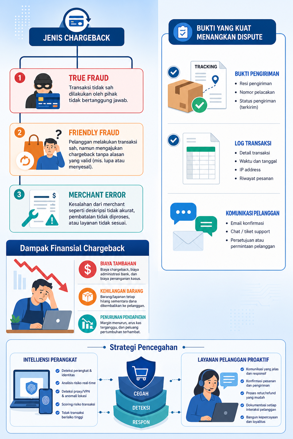 Chargeback: Penyebab, Dampak bagi Merchant, dan Strategi Pencegahan dengan Bukti Sengketa yang Kuat