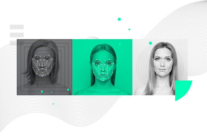 Pada verifikasi biometrik wajah, data yang diambil adalah foto wajah yang disimpan dan akan digunakan untuk mendapatkan akses. 