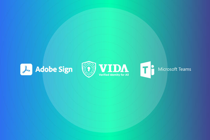 VIDA together with Adobe Sign present a global standard digital signature accompanied by an Electronic Certificate from VIDA.