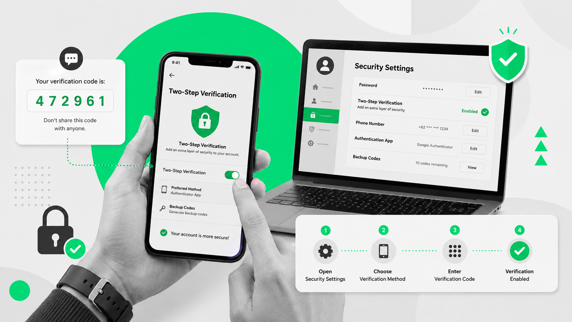 How to Enable Two-Step Verification and Improve Account Security